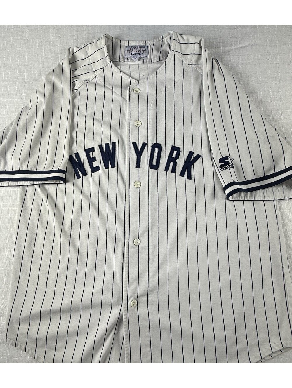 Vintage Starter New York Yankees David Cone #36 Jersey Mens XXL Made Korea MLB